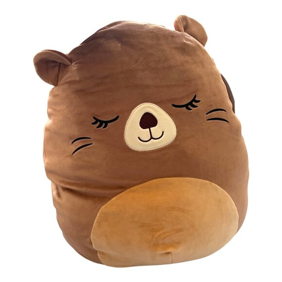 Squishmallows Rare 19-Inch Maisha The Beaver Plush (NWT) - Picture 1 of 6